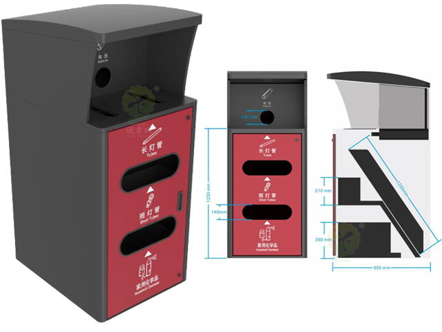 深圳2020新款集中分類投放點(diǎn)生活垃圾收集容器